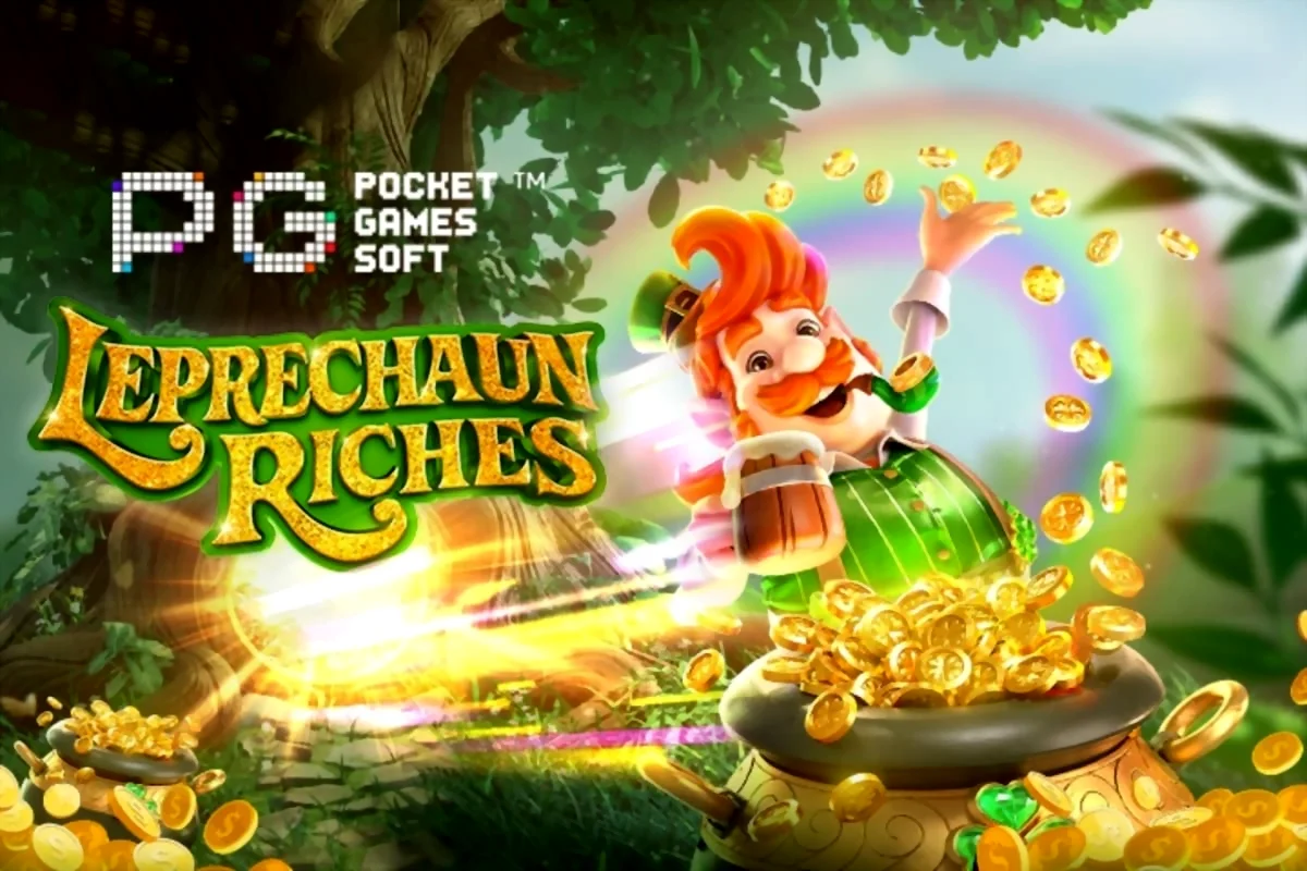 leprechaun riches slot illustration